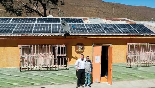 Energía solar — Casona San Diego, Cajamarca