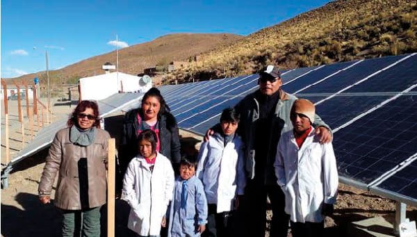 Mini red solar Antapite — Huancavelica
