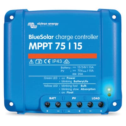 Controlador MPPT Victron BlueSolar 75/15 12/24v 15A
