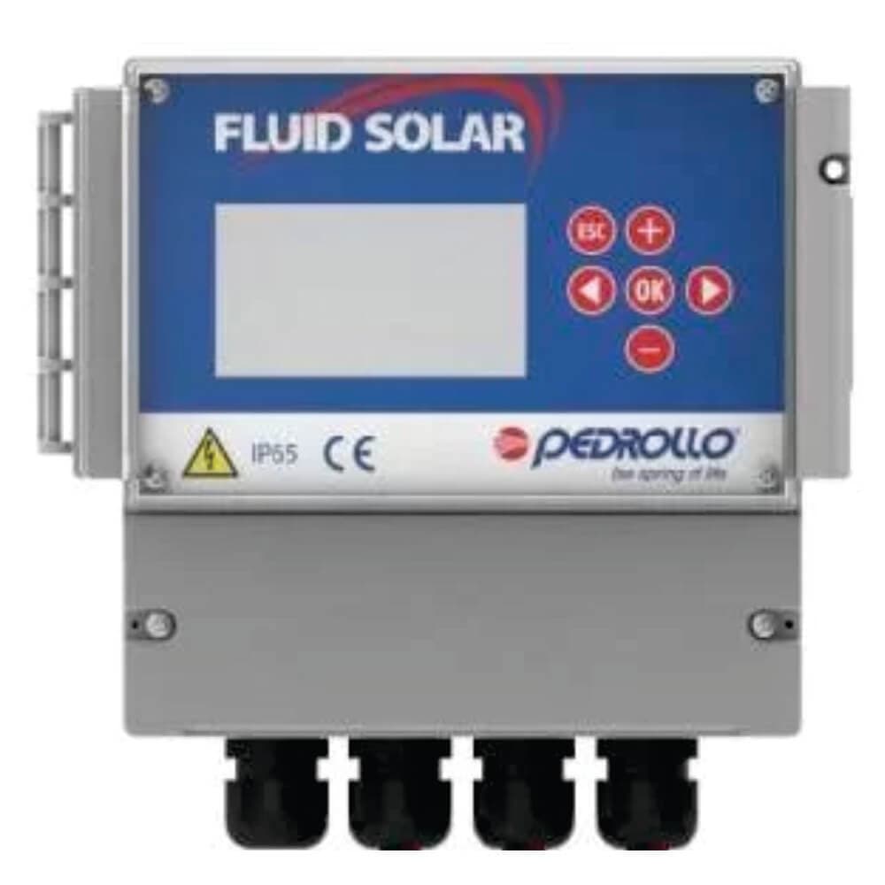 Controlador de Bomba Fluid Solar 24V Pedrollo